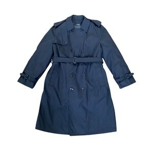 DSCP Vintage Air Force Military Trench Coat Men's 46L Long Removable Liner USA